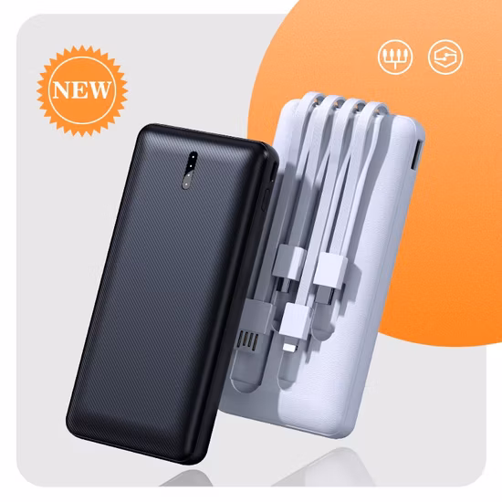 Built-in 4 Cables 20000mAh Power Bank Best Buy Portable Mobile Power